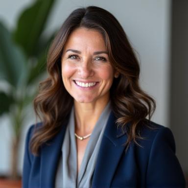 Professional portrait of Eleanor Vance, CEO